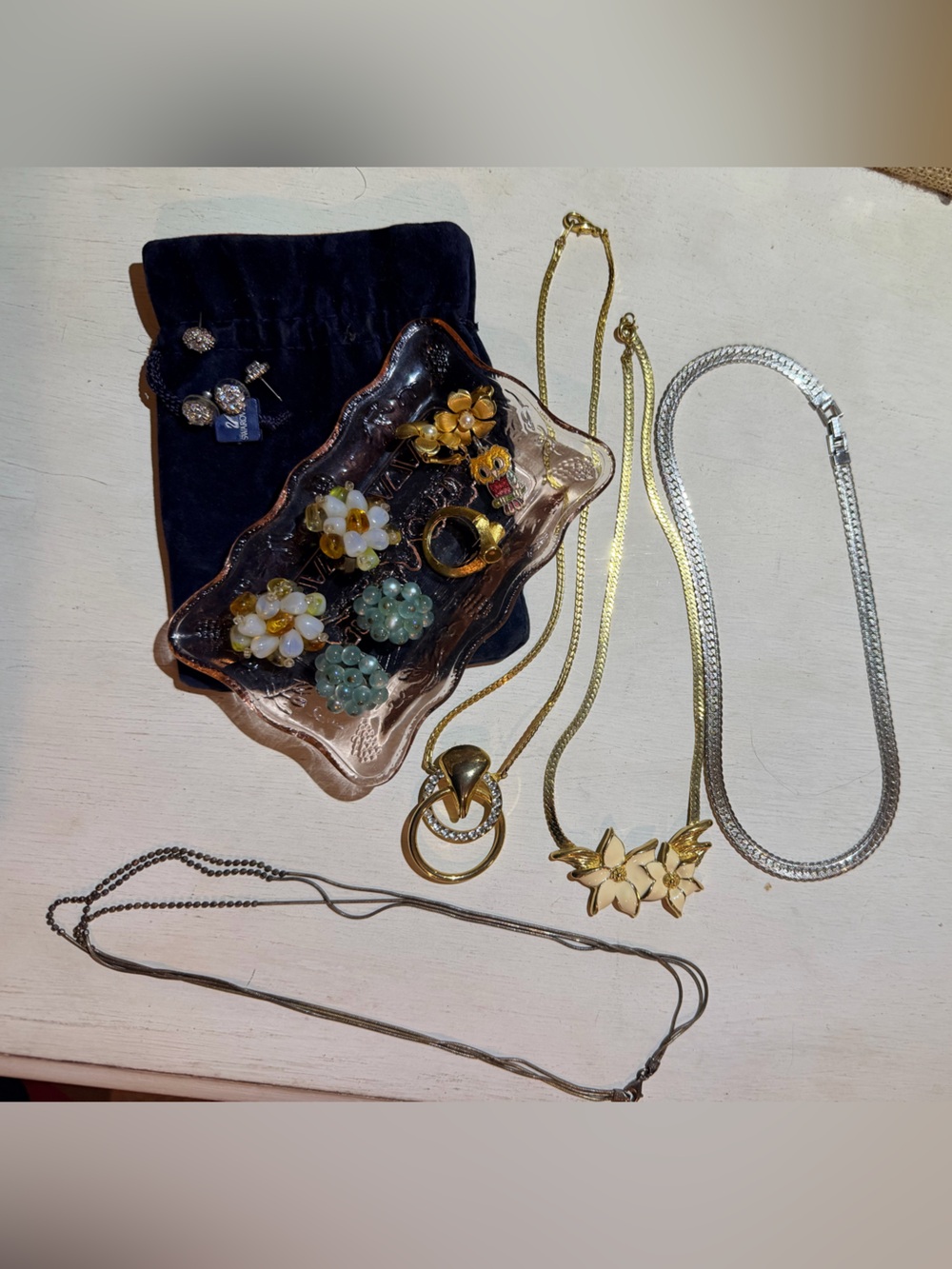 Vintage West Germany, Trifari, Napier, Park Lane, Cloisonné, Swarovski Lot